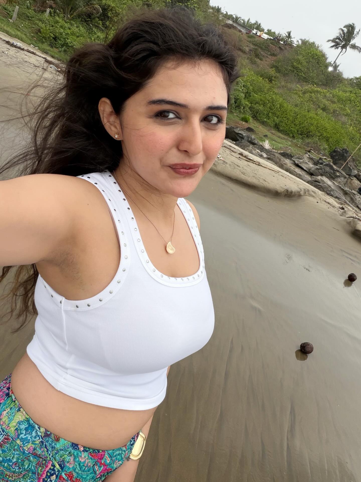 Vedvika Soni Flaunting Her Colorful Boho Skirt