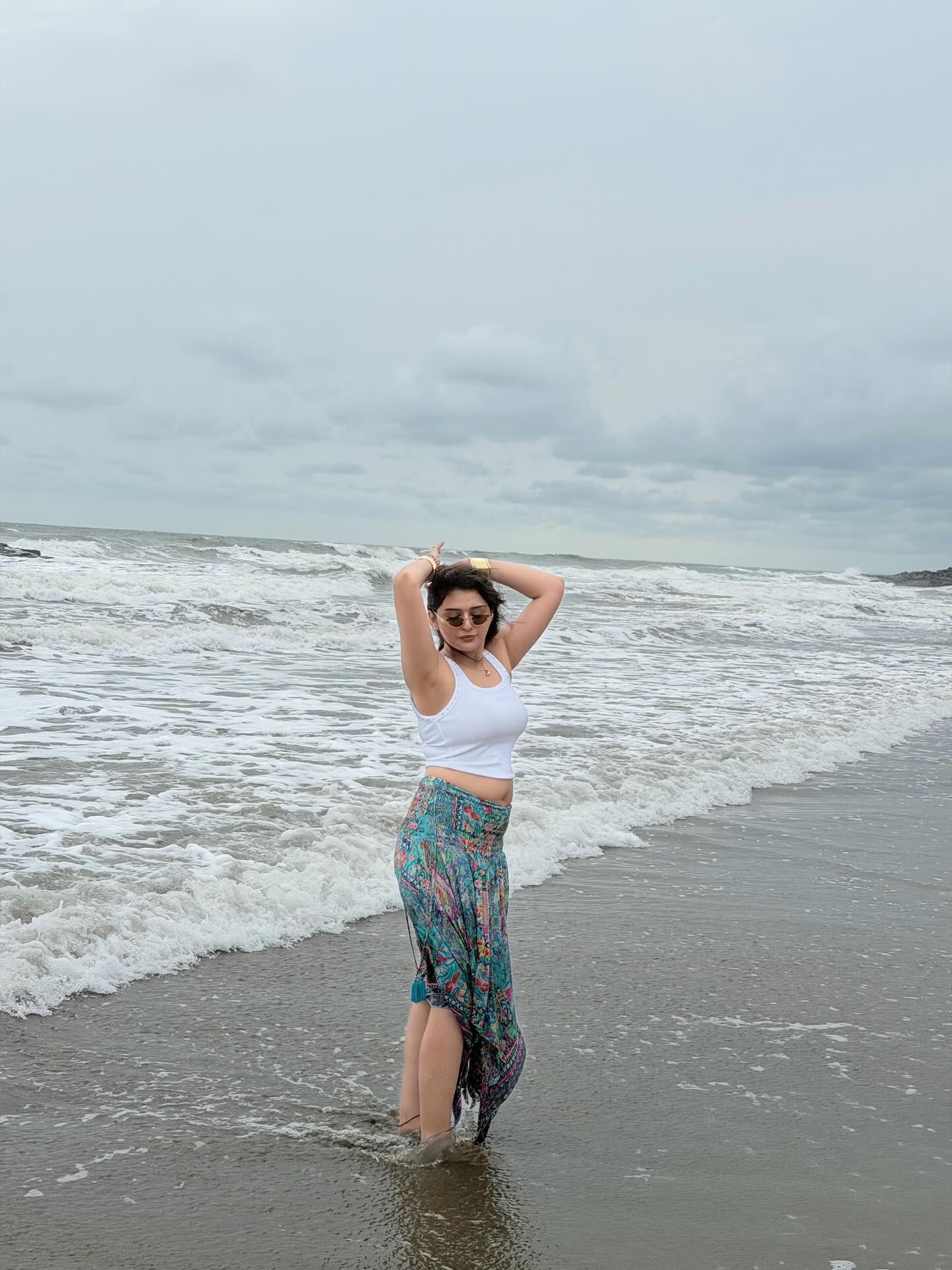Vedvika Soni Posing Flawlessly In The Waves