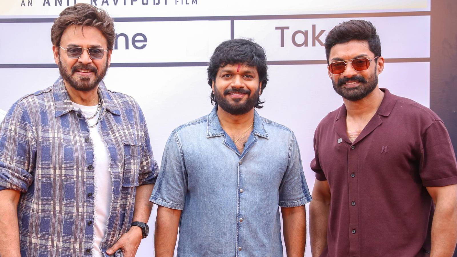 Venkatesh and Kalyan Ram in Anil Ravipudi promo