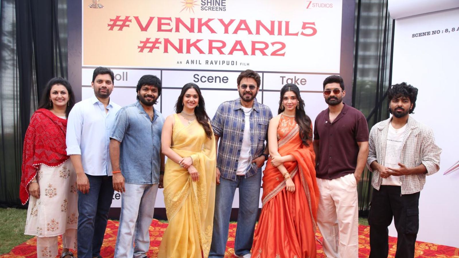 #VenkyAnil5 & #NkrAR2 Journey Begins