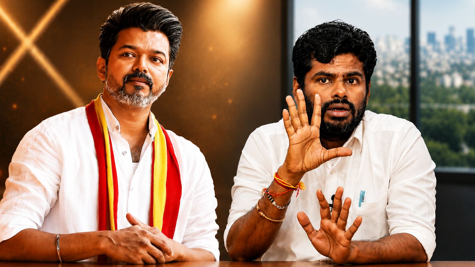 Vijay and Annamalai emerge as key figures in Tamil Nadu politics amid debates on political change, governance, and leadership.