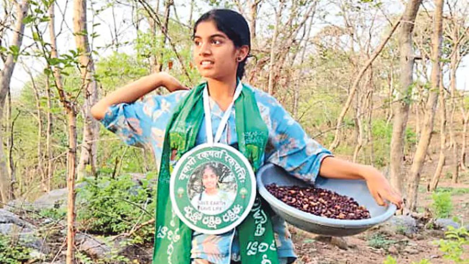 12-Year-Old Blessy Makes 2.5 Lakh Seed Balls in Telangana