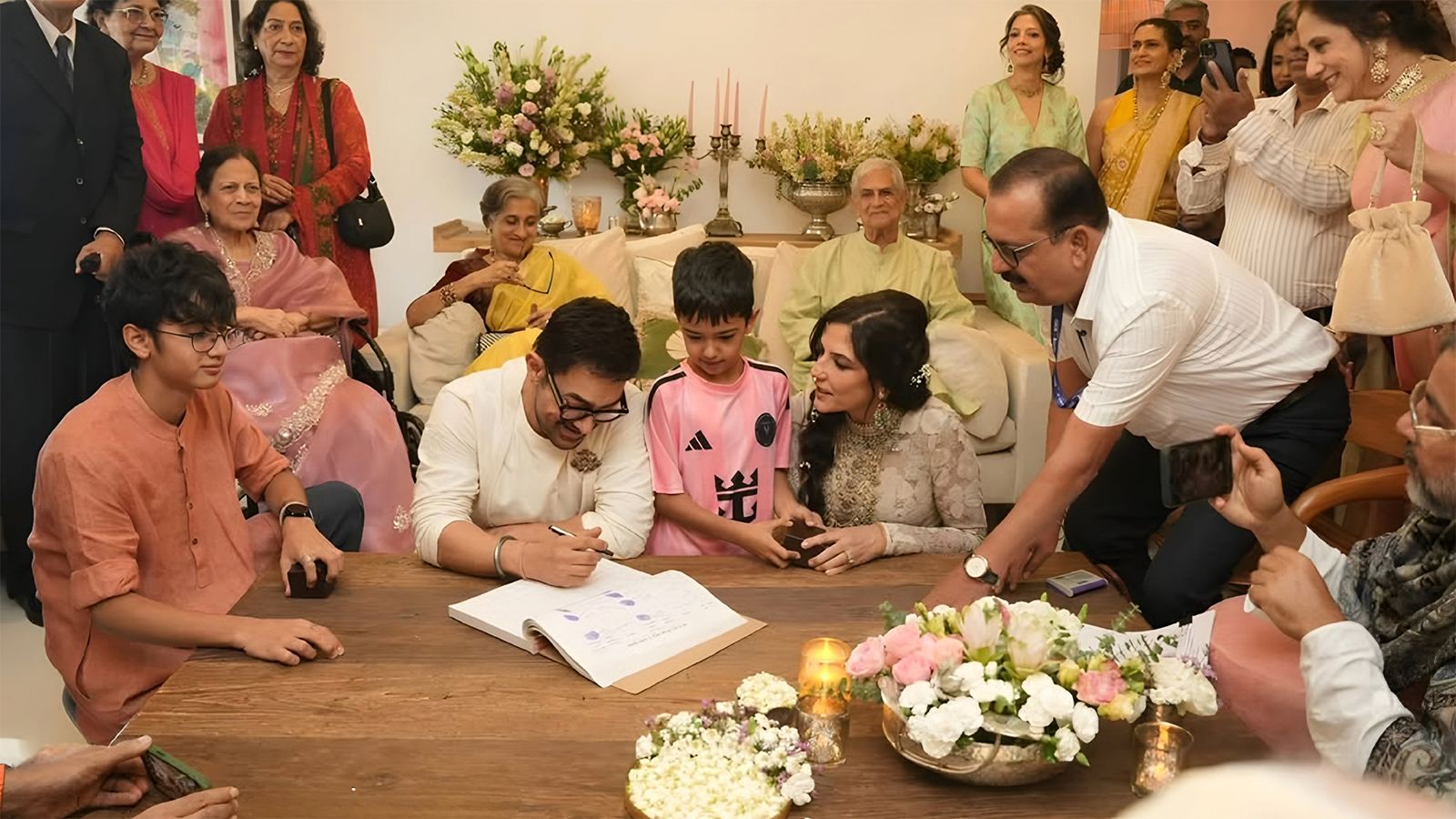 Aamir Khan and Gauri Spratt wedding