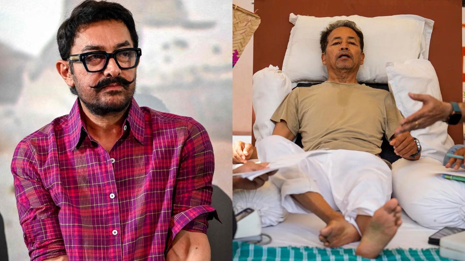 Aamir Khan and Sonam Wangchuk debate