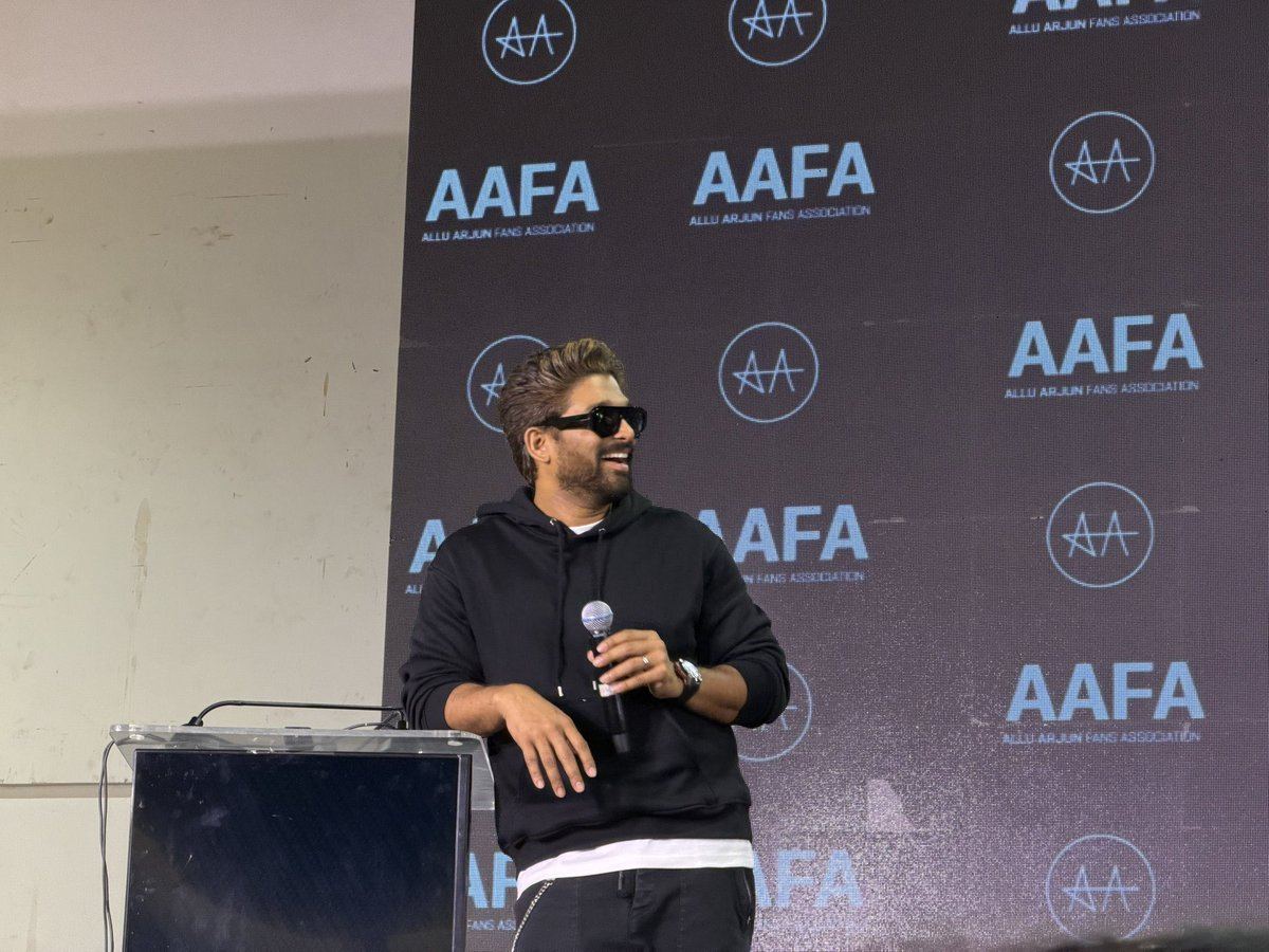 Allu Arjun addresses fans