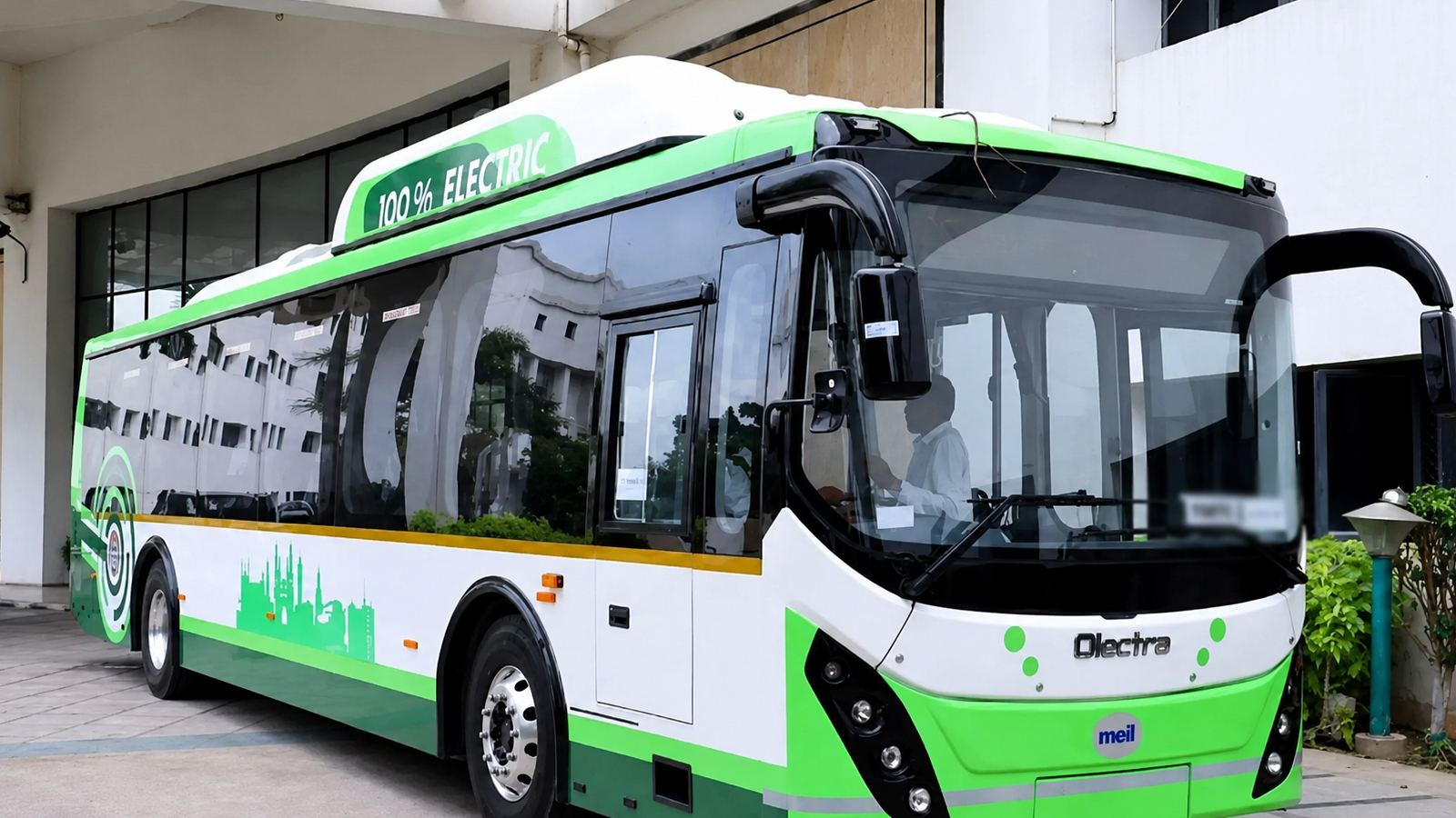 AP electric buses at APSRTC depot