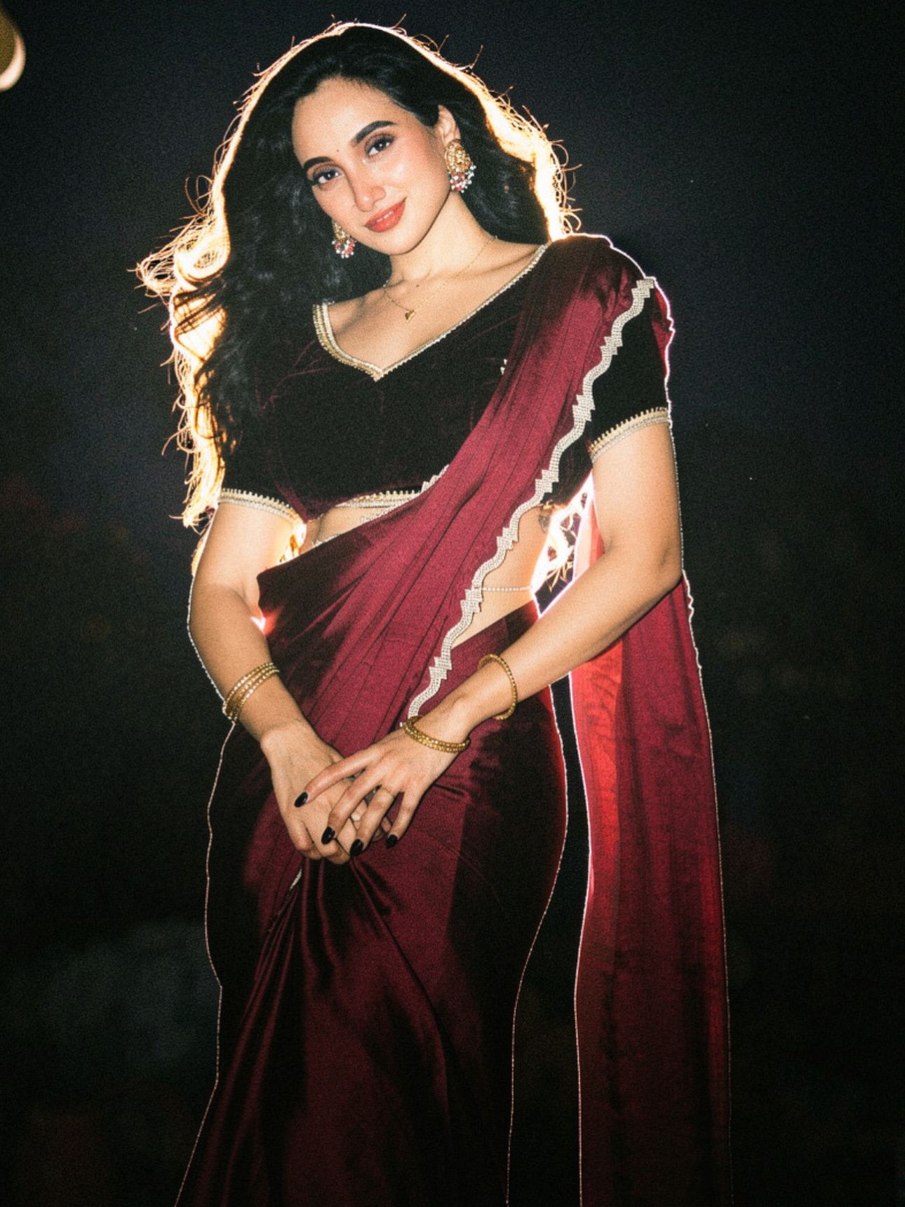 Aparna Reddy Flaunts Grace In Deep Wine Outfit