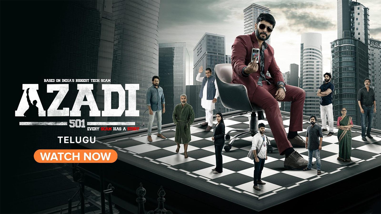 Azadi 501 Telugu series review poster