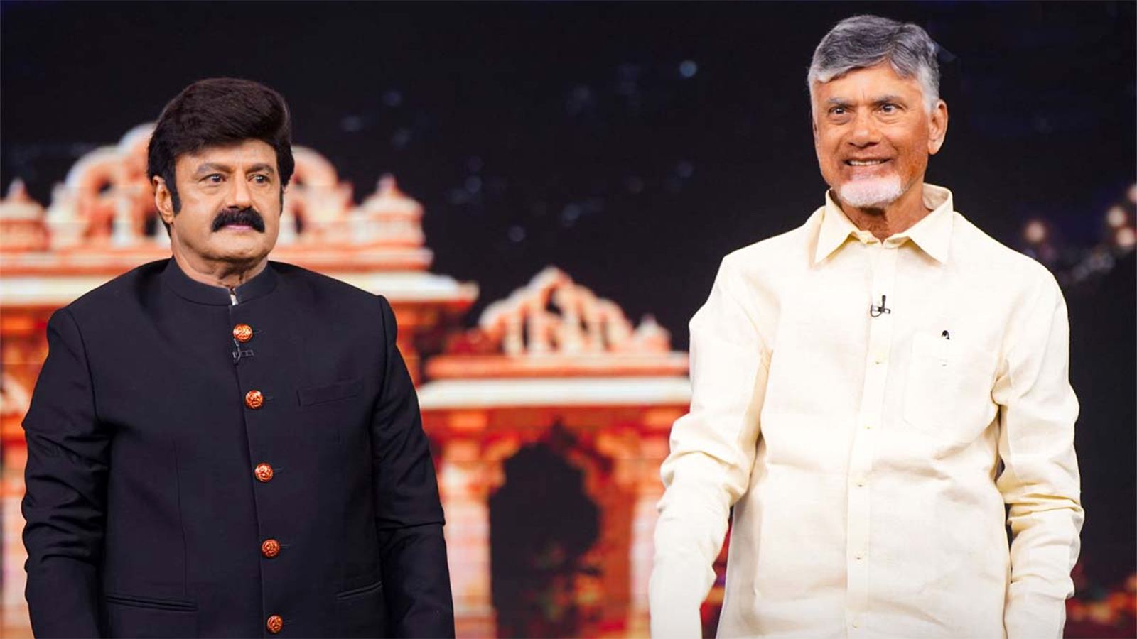Chandrababu visits Balakrishna at AIG