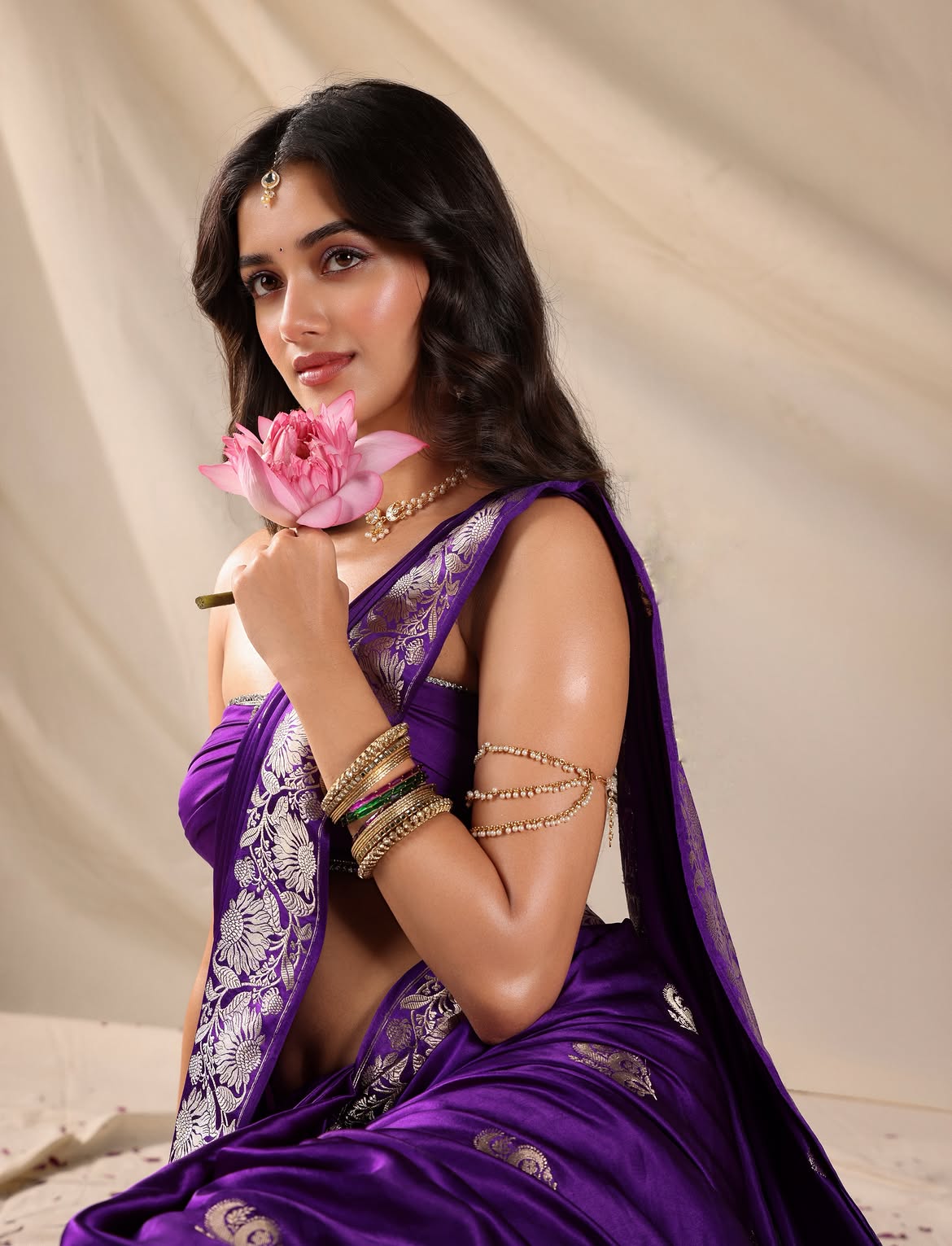 Bhagyashri Borse Flashing Intense Glances Portrait