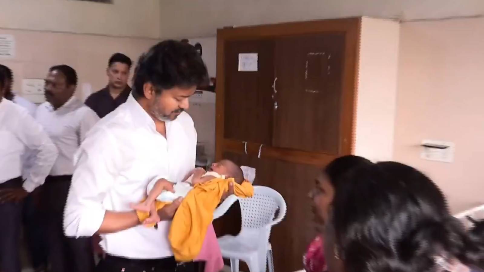 CM Vijay visits Chennai hospital