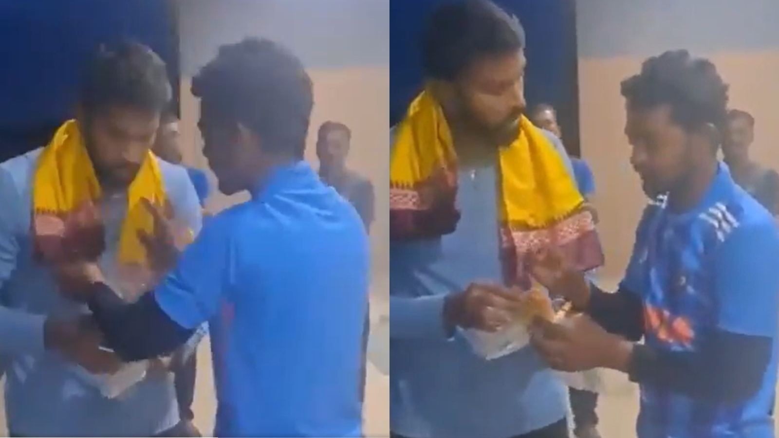 Hardik Pandya meets young fan