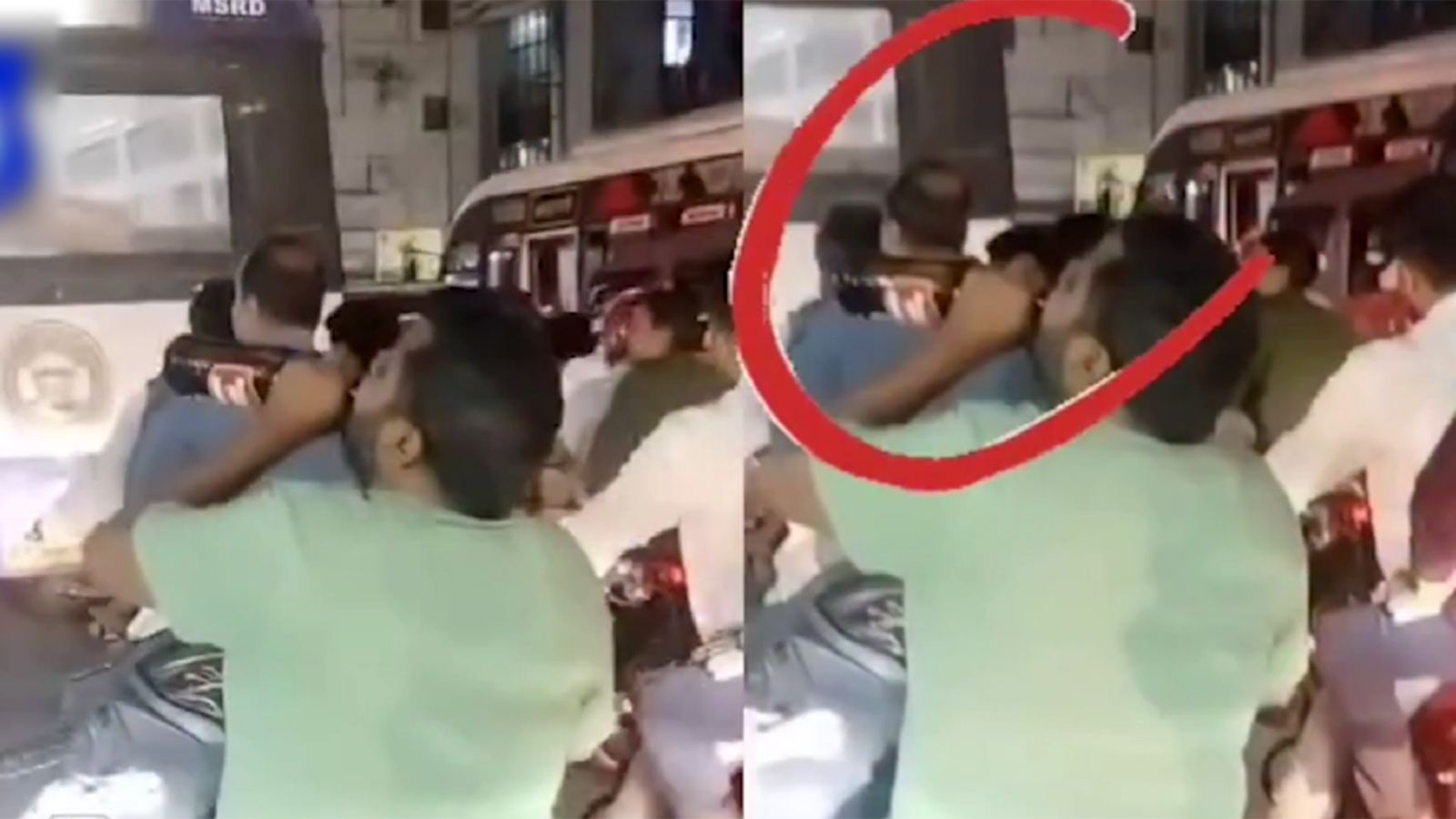 Drunk biker caught in Hyderabad viral video