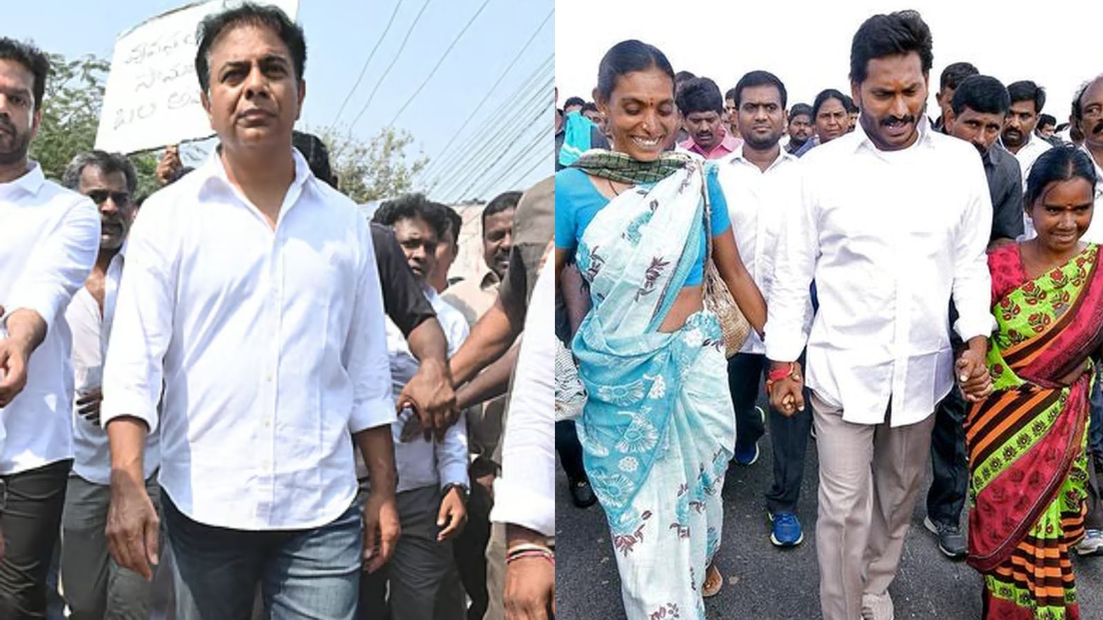 Jagan, KTR Pin Hopes on Padayatras Before Elections