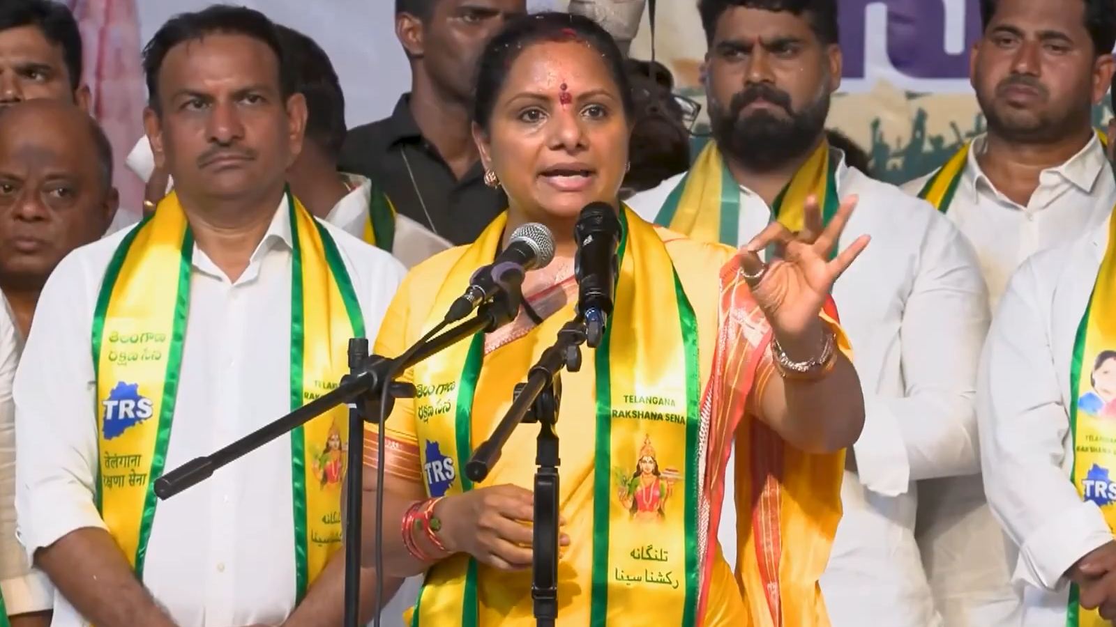 Kalvakuntla Kavitha on TRS