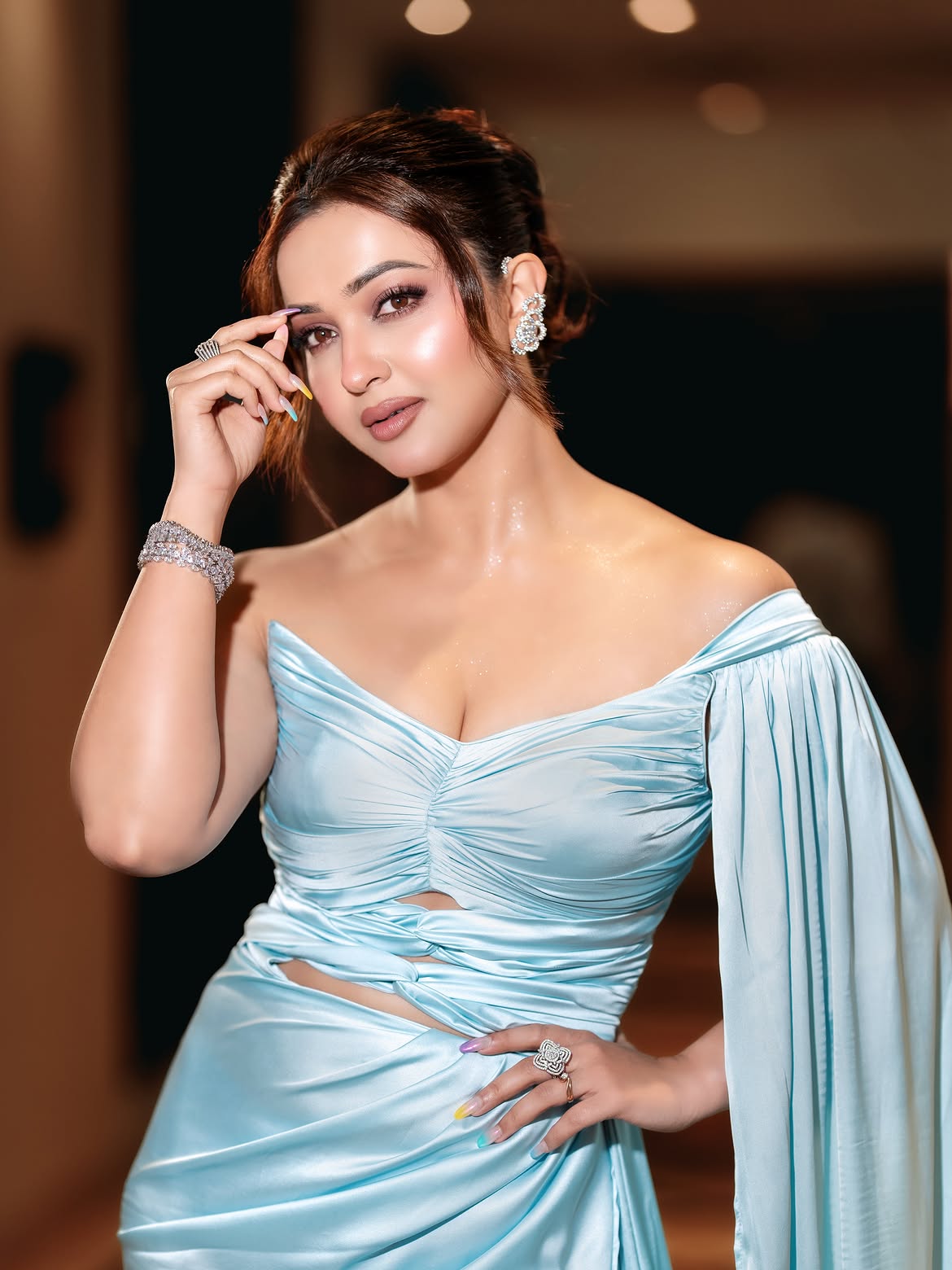 Koushani Mukherjee Elegant Off Shoulder Style Pic