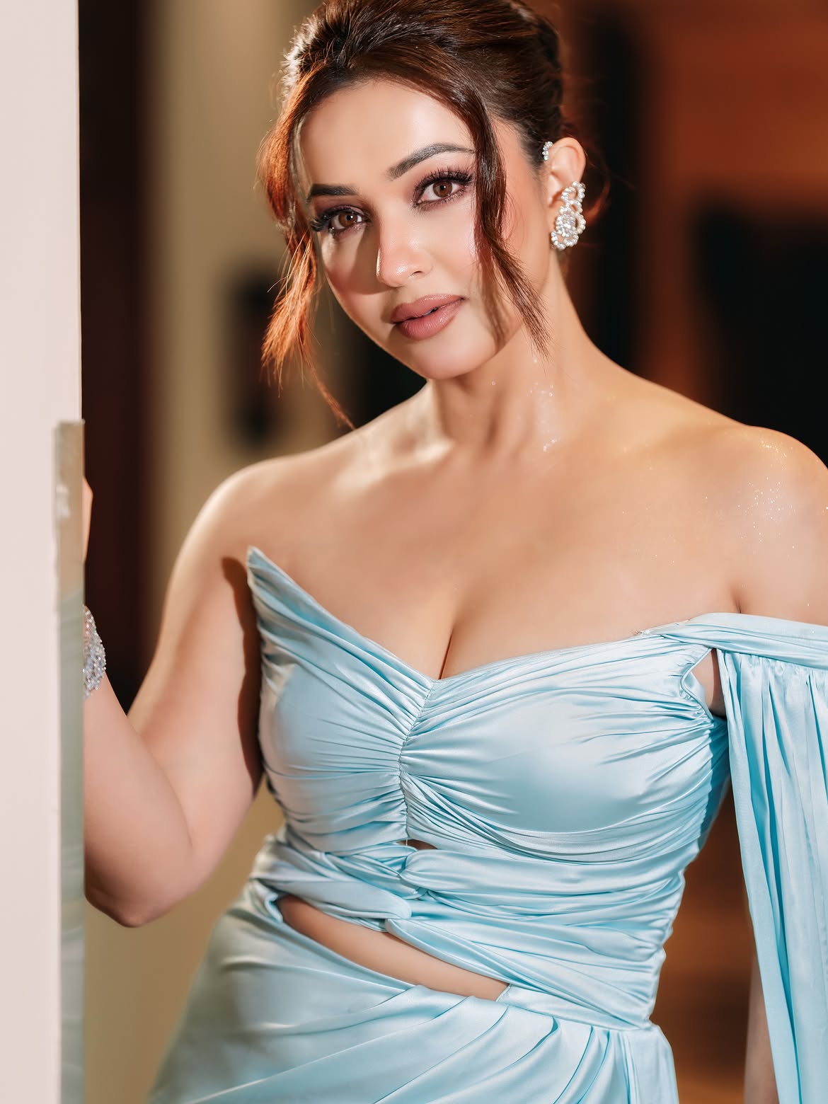 Koushani Mukherjee Chic Hallway Fashion Portrait
