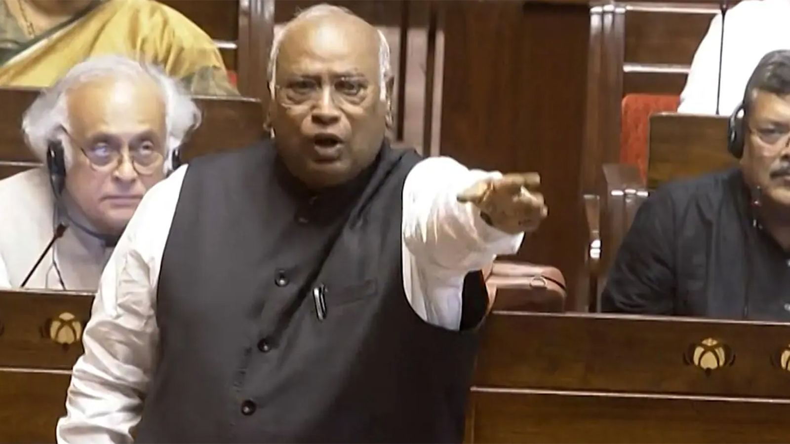 Mallikarjun Kharge Neet Protest