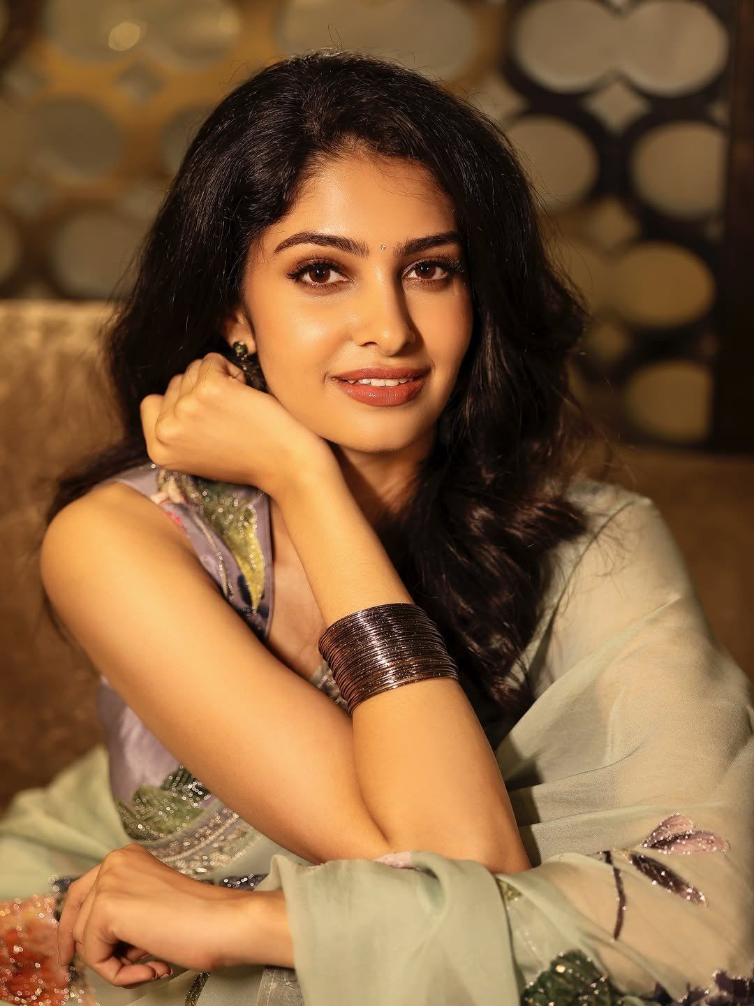 Manasa Varanasi Looking Away Wearing Metallic Cuff