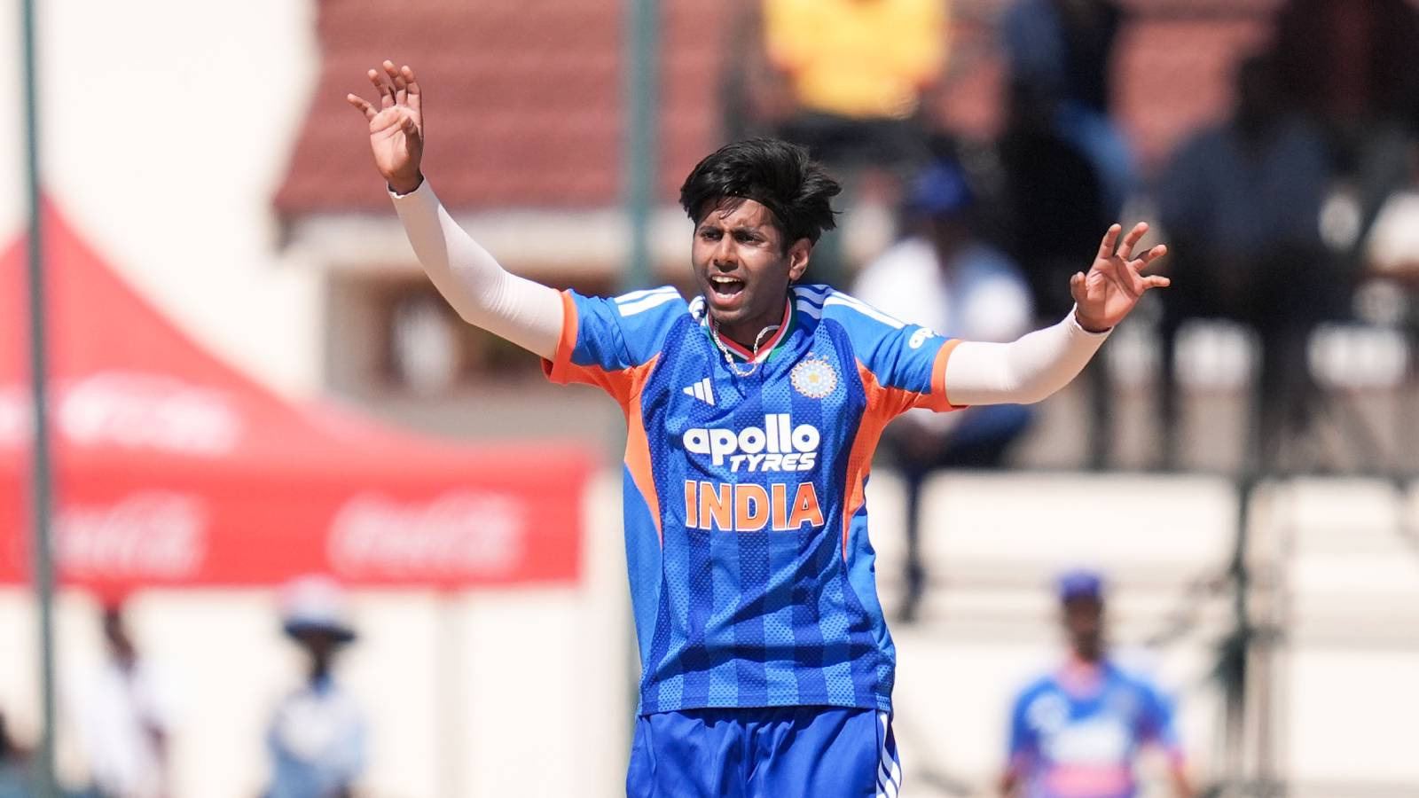 Mayank Yadav celebrates India comeback