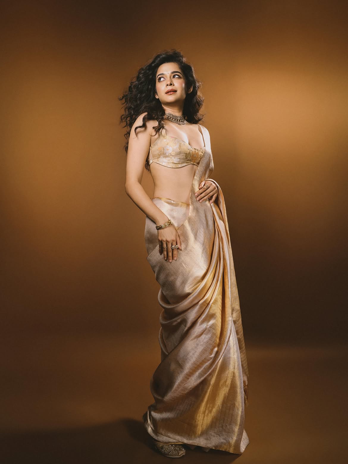 Mithila Palkar Classic Indian Glam Fashion Moment