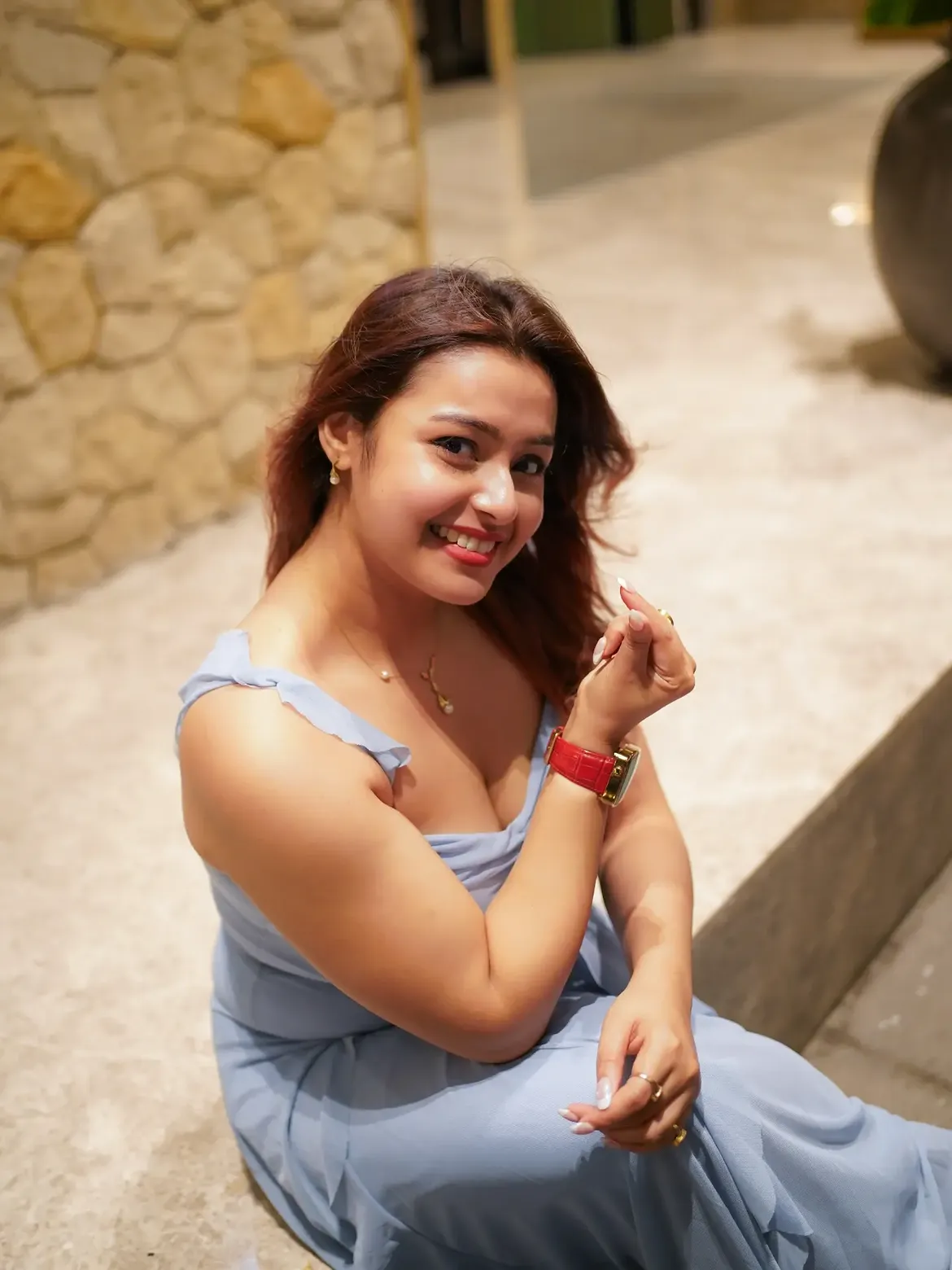 Mokksha Poses Beautifully Amid Lush Green Decor