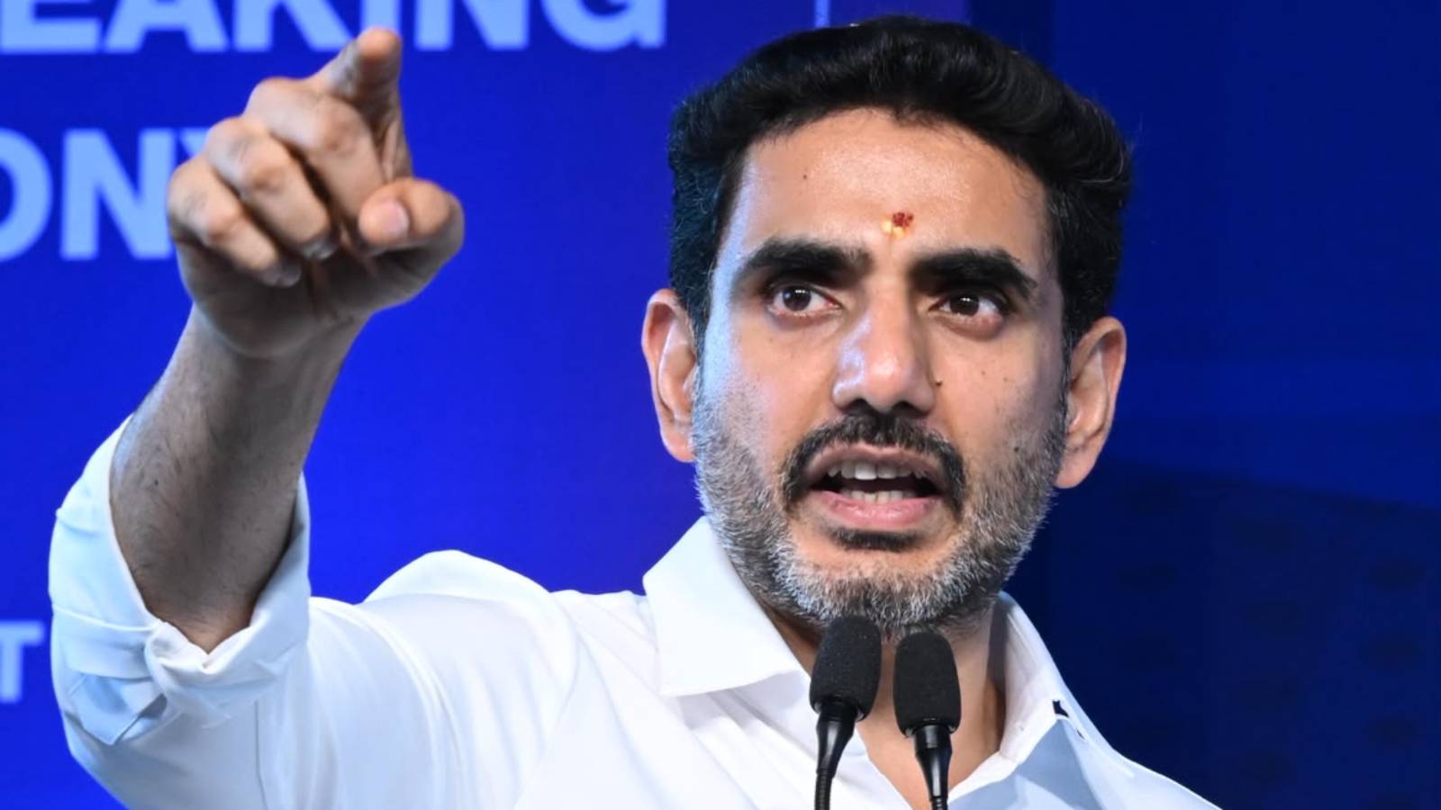 Nara Lokesh addressing Kadapa meeting