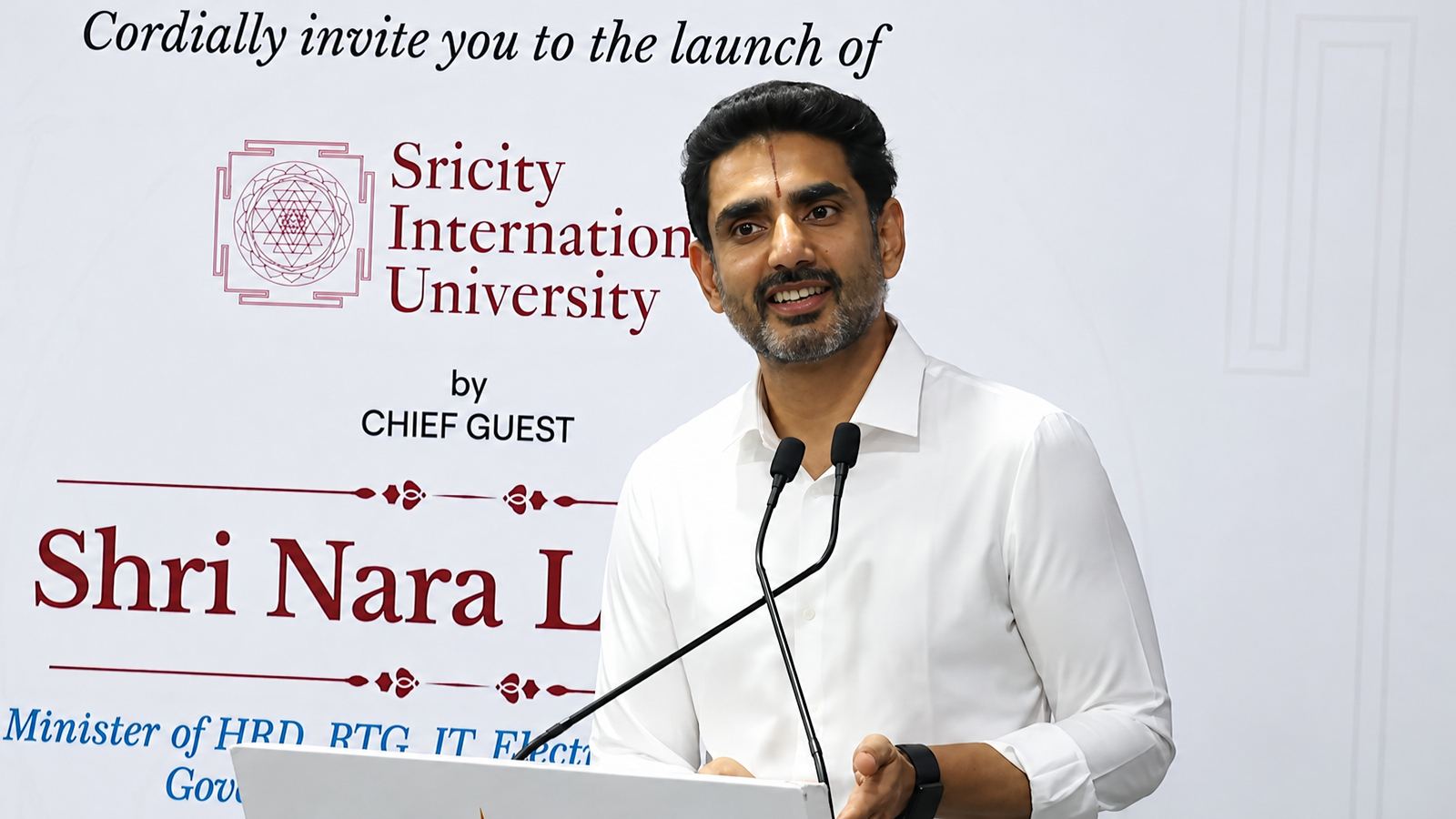 Nara Lokesh explains AI vision