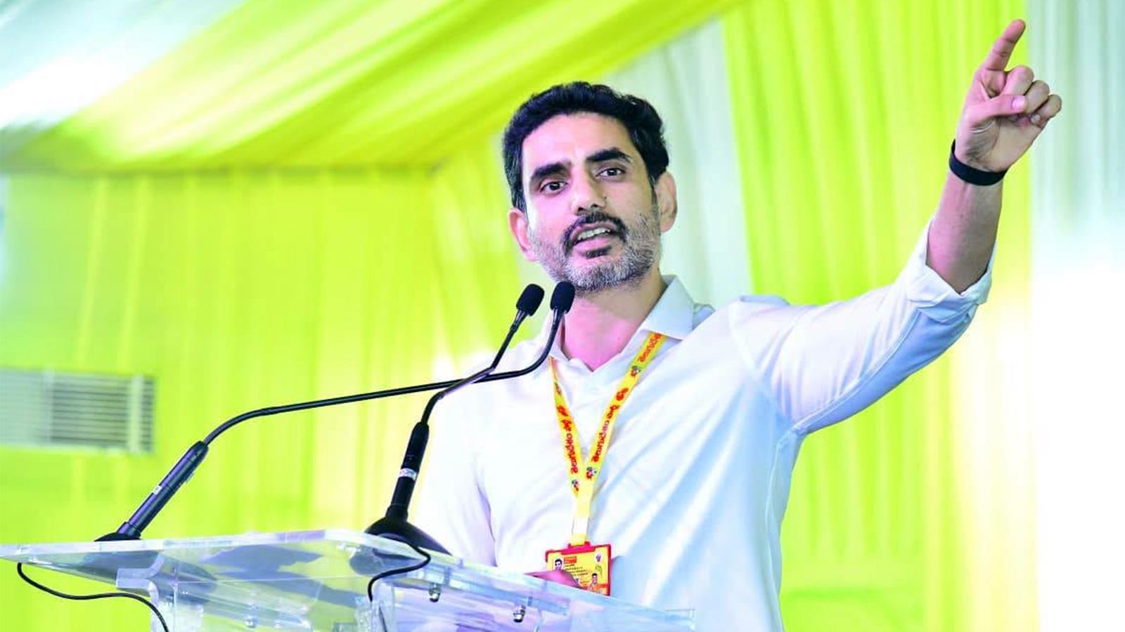 Nara Lokesh during South Korea visit