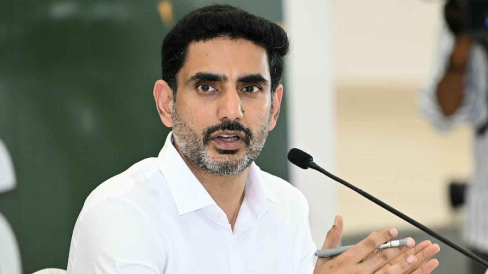 Nara Lokesh speaks on Mangalagiri development