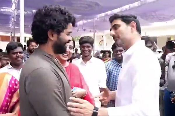 Nara Lokesh's Chat With Rajamouli's Son SS Karthikeya's Wife