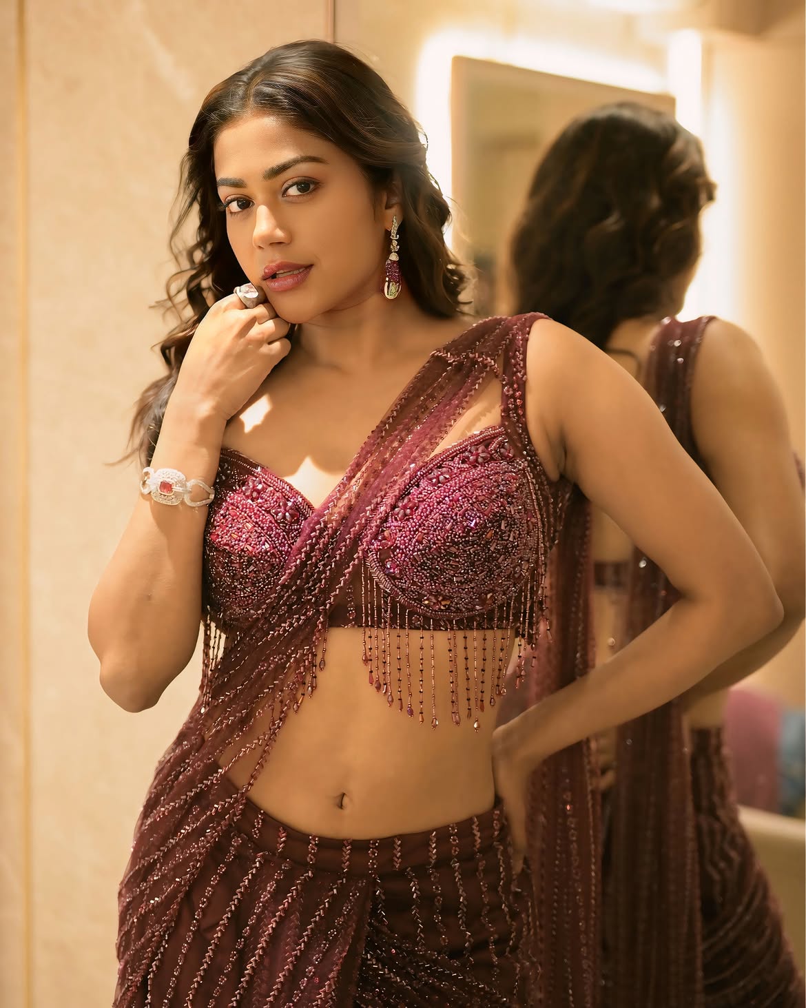 Payal Radhakrishna Posing Boldly In Sequin Attire