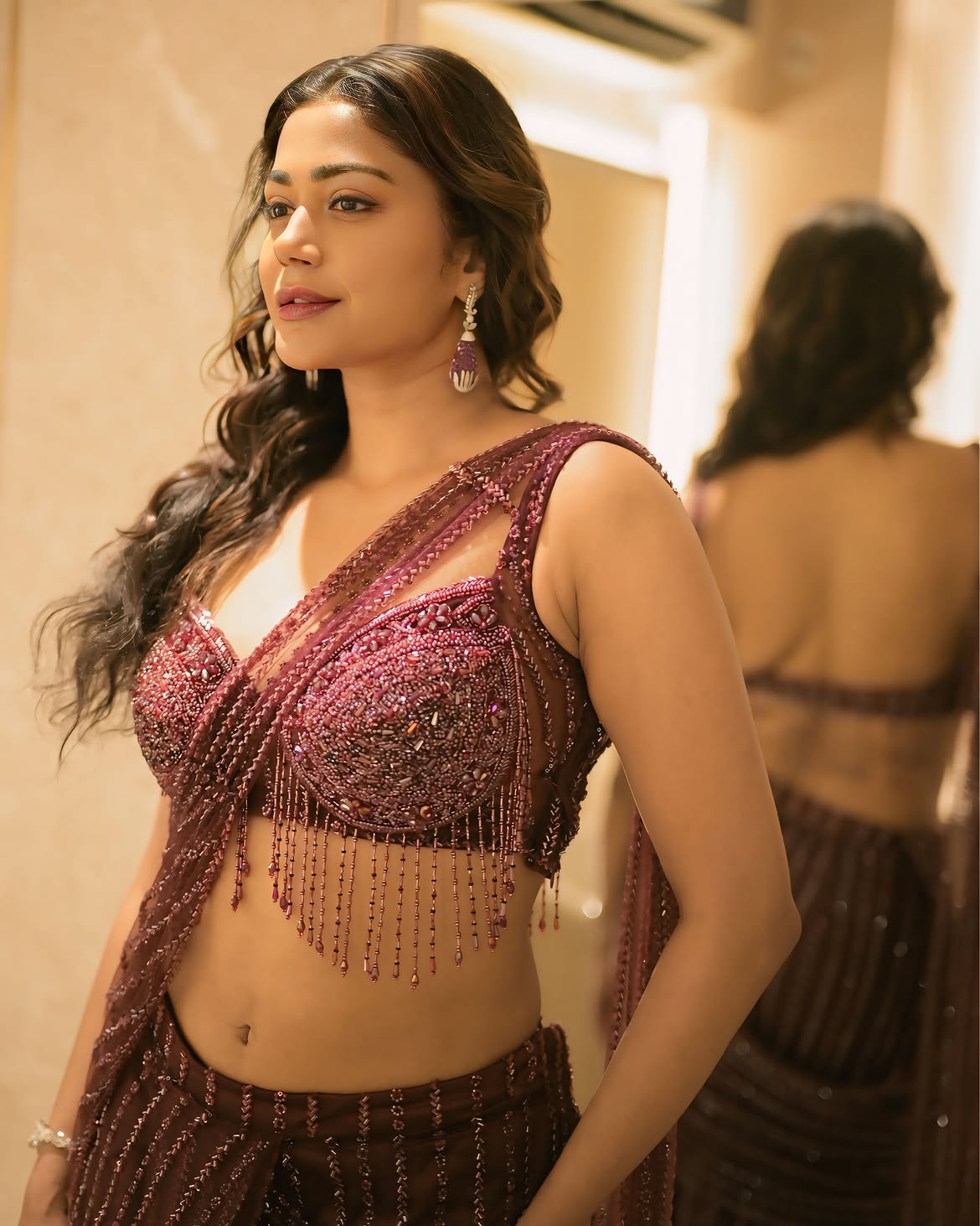 Payal Radhakrishna Striking A Candid Side Profile