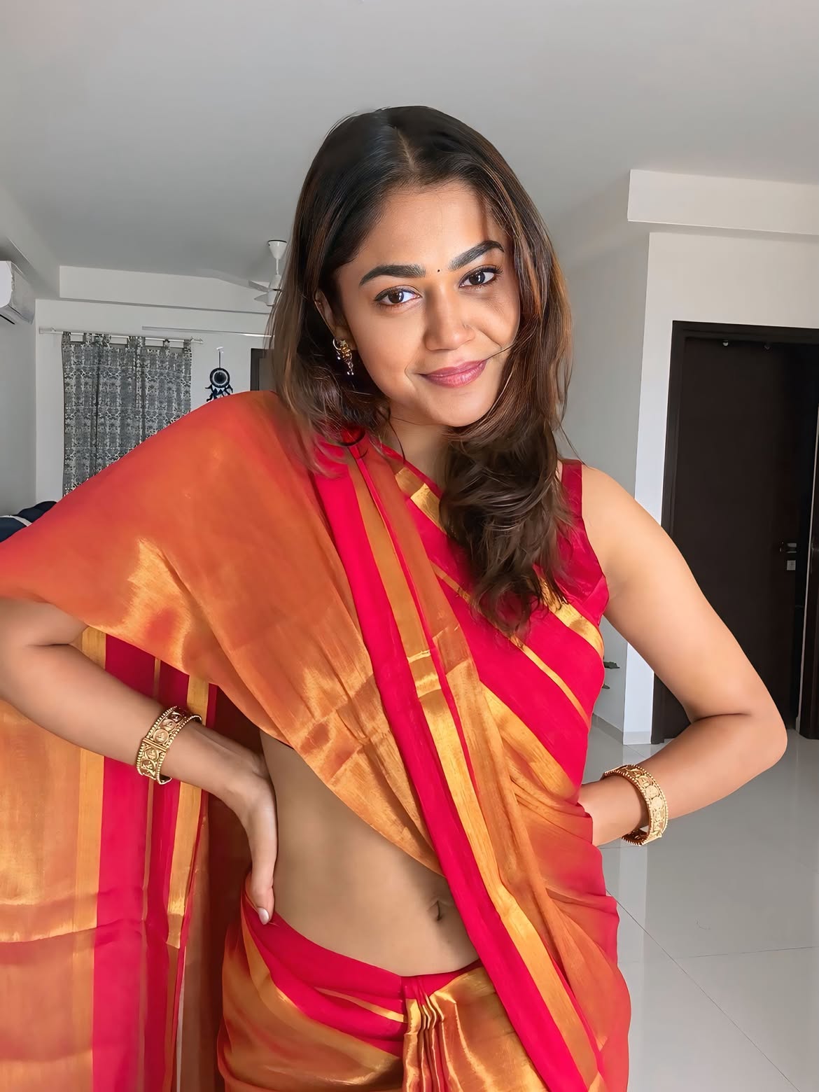 Payal Radhakrishna Making A Cute Playful Pout Expression