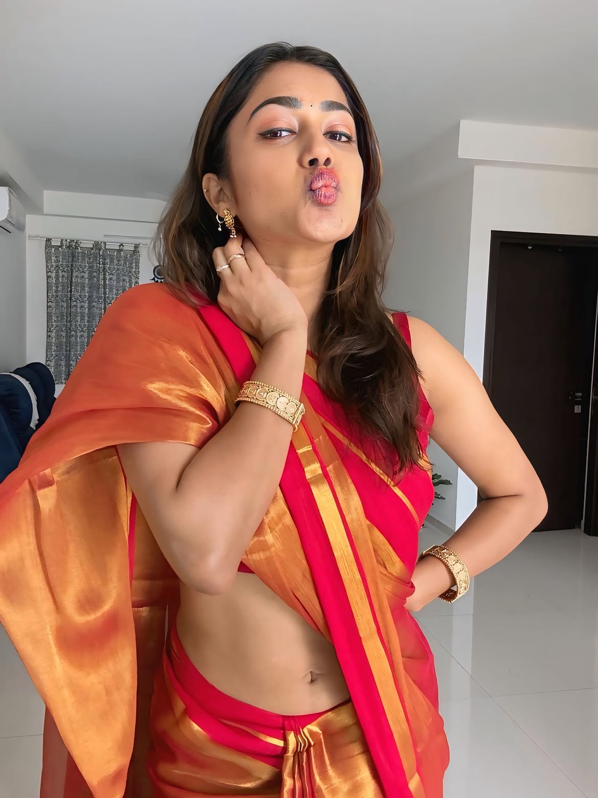 Payal Radhakrishna Exuding Spicy Desi Fashion Energy
