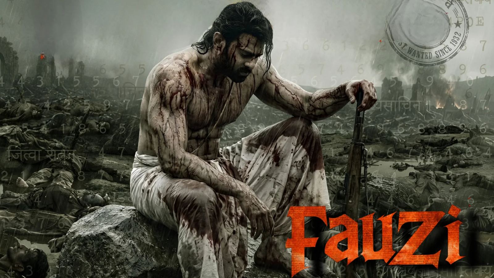 Prabhas Fauzi first-look poster