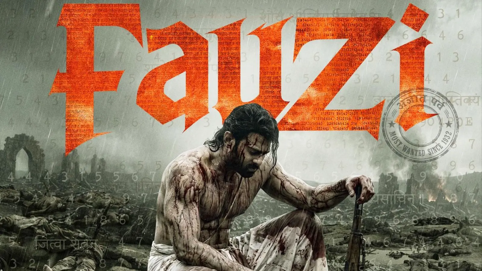 Prabhas Fauzi release date poster
