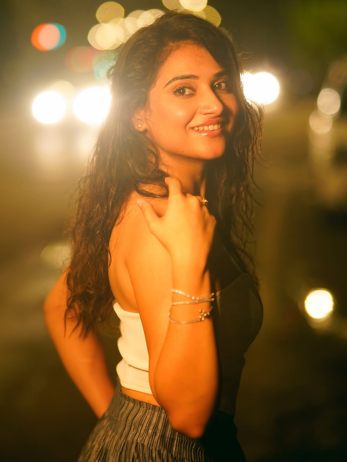 Prisha Singh Striking A Poised Street Walk Pose