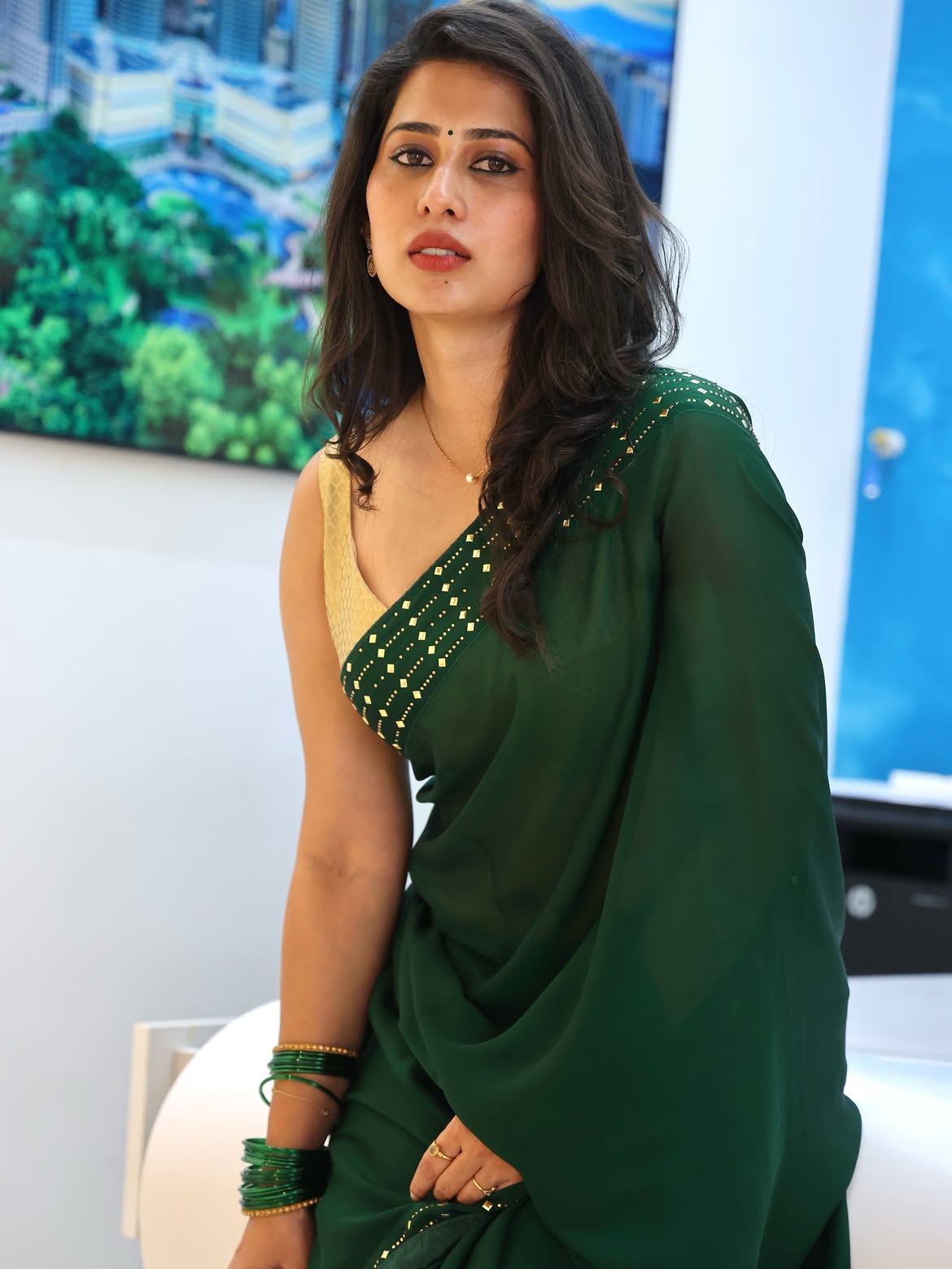 Priya Hegde Exuding Pure Diva Vibe Close Up Shot