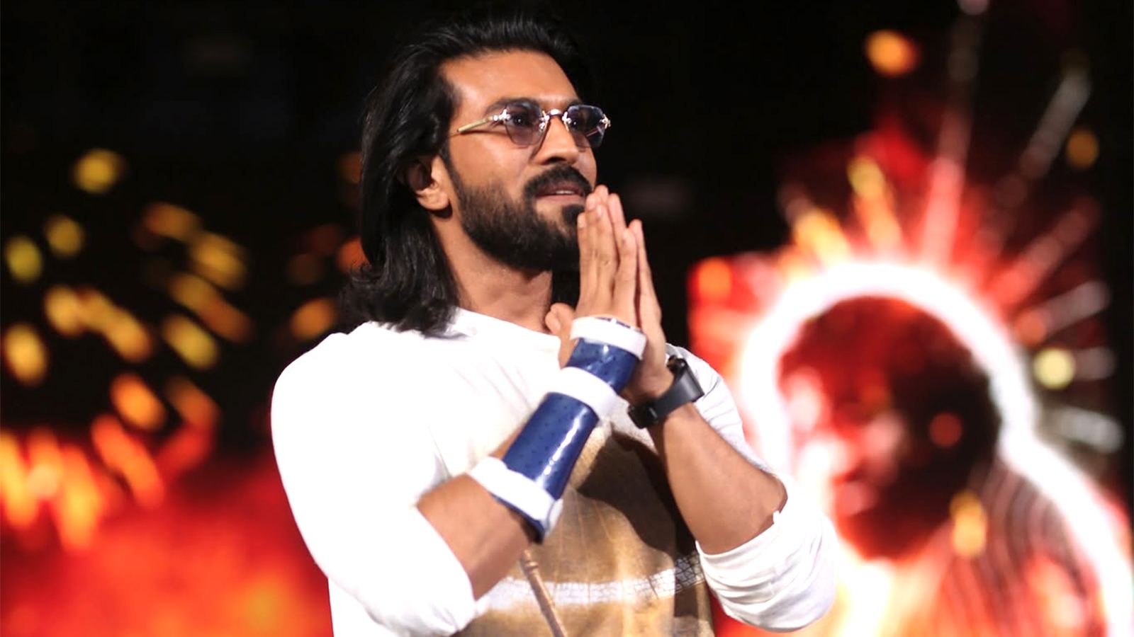 Ram Charan arrives for wrist surgery