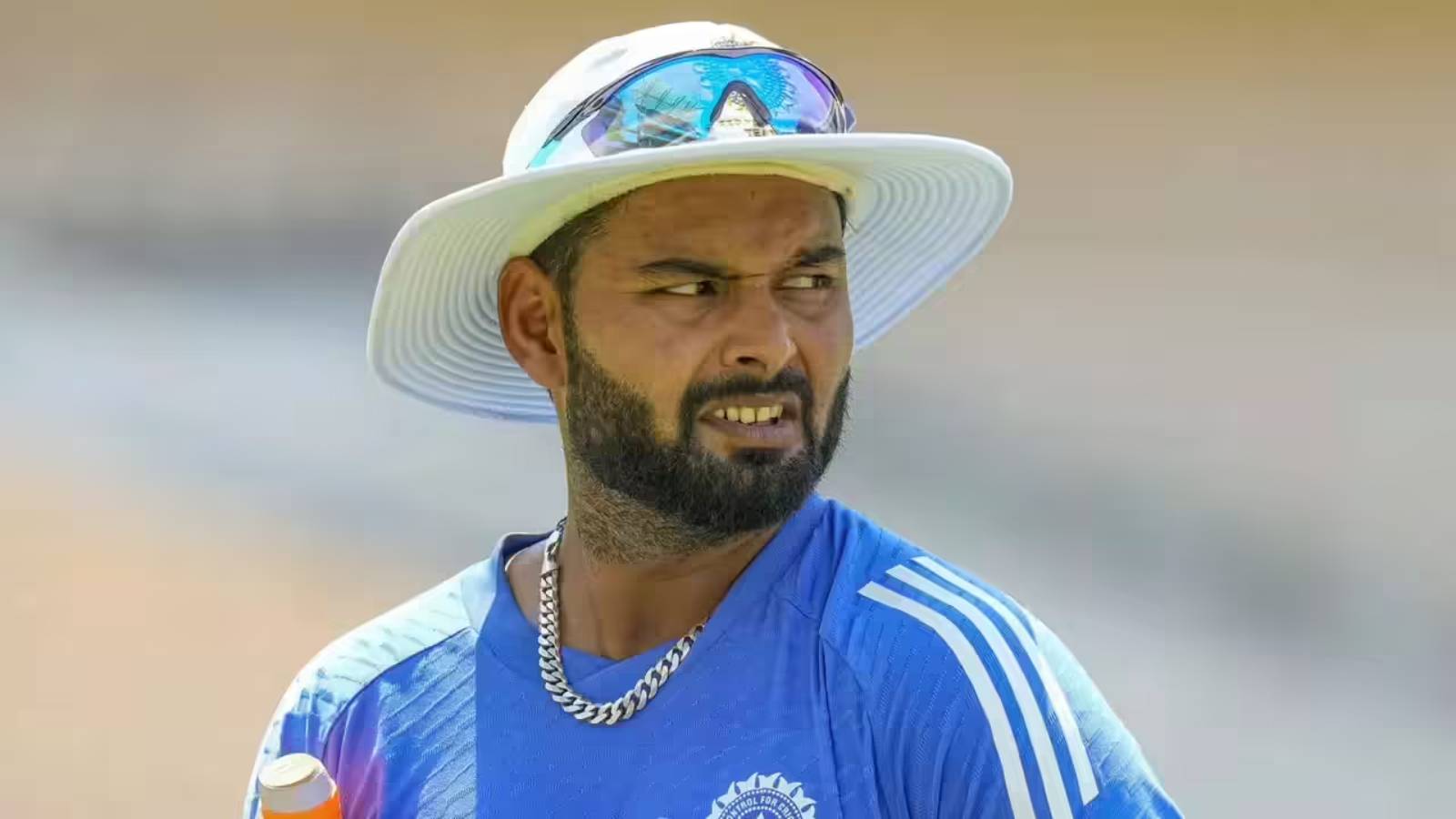 Rishabh Pant during India cricket match