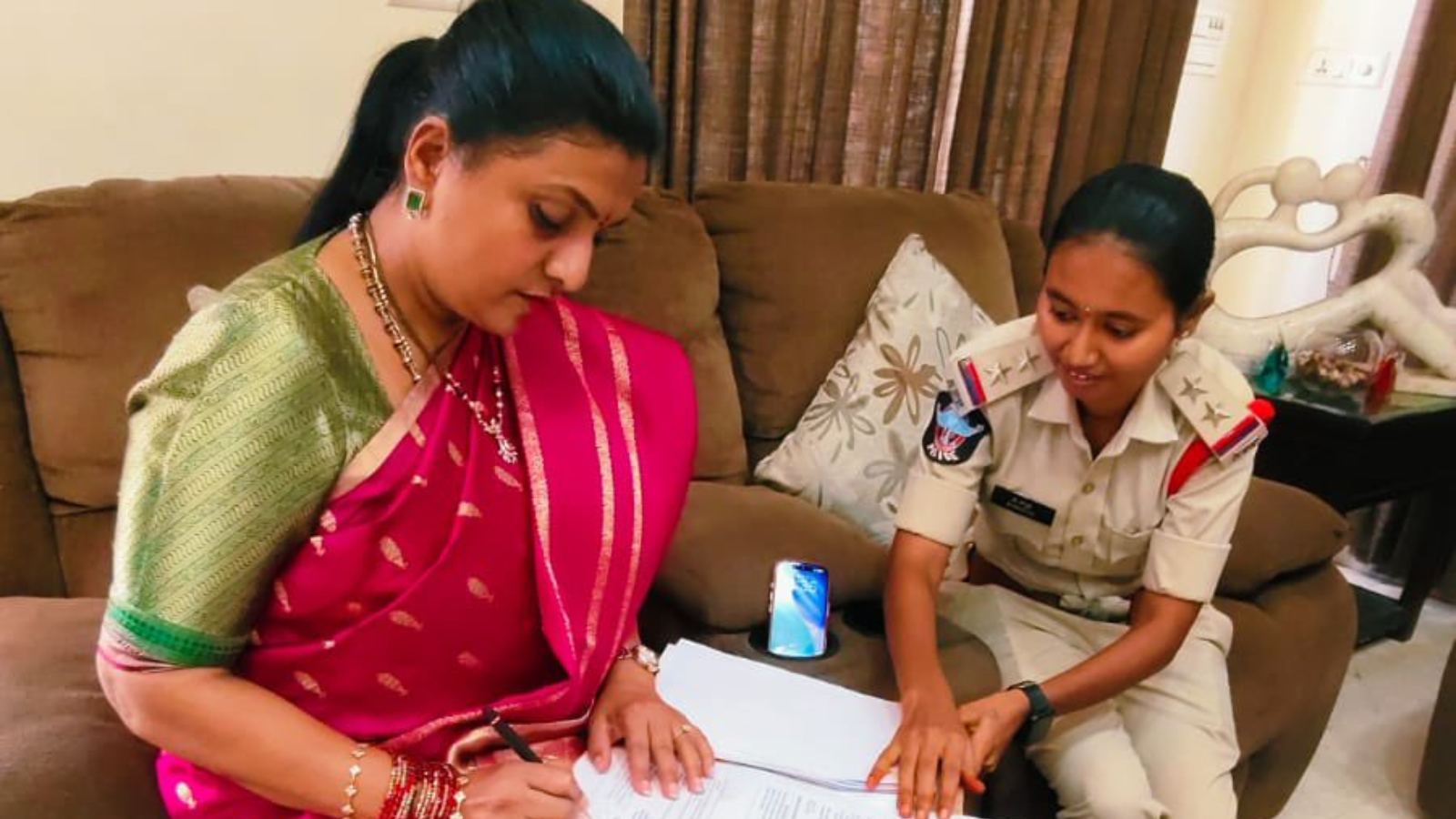 Roja receives Chittoor Police notice