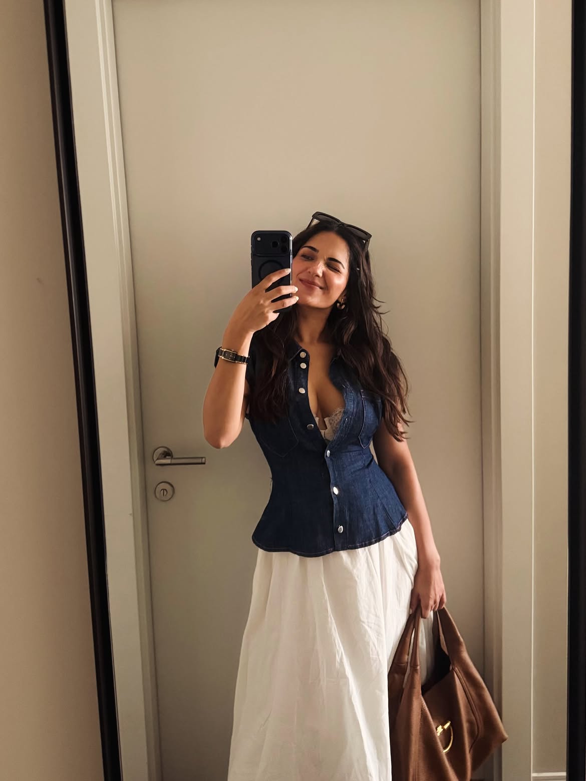 Ruhani Sharma Leaning Into Playful Selfie Vibe