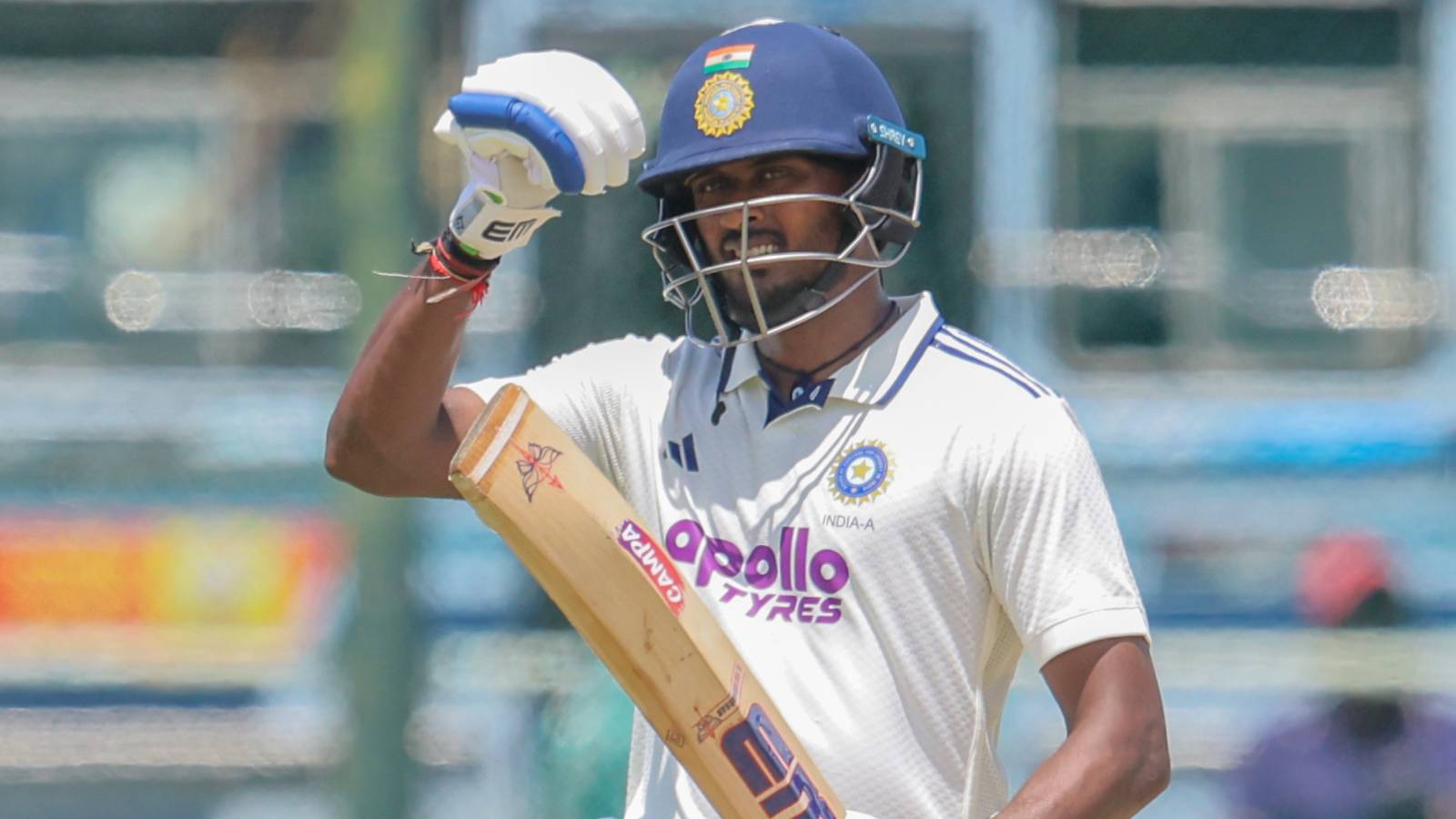 Sai Sudharsan celebrates India A century
