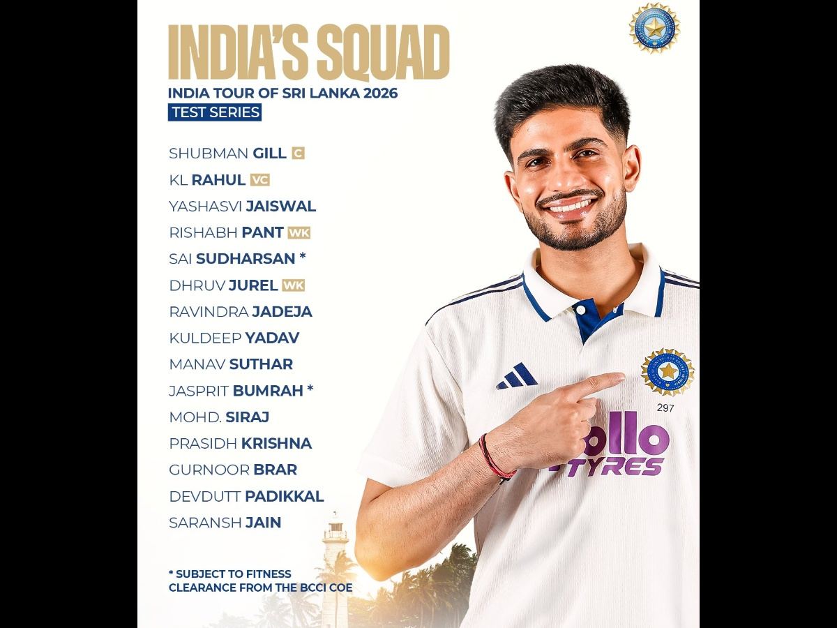 Saransh Jain in India Test squad
