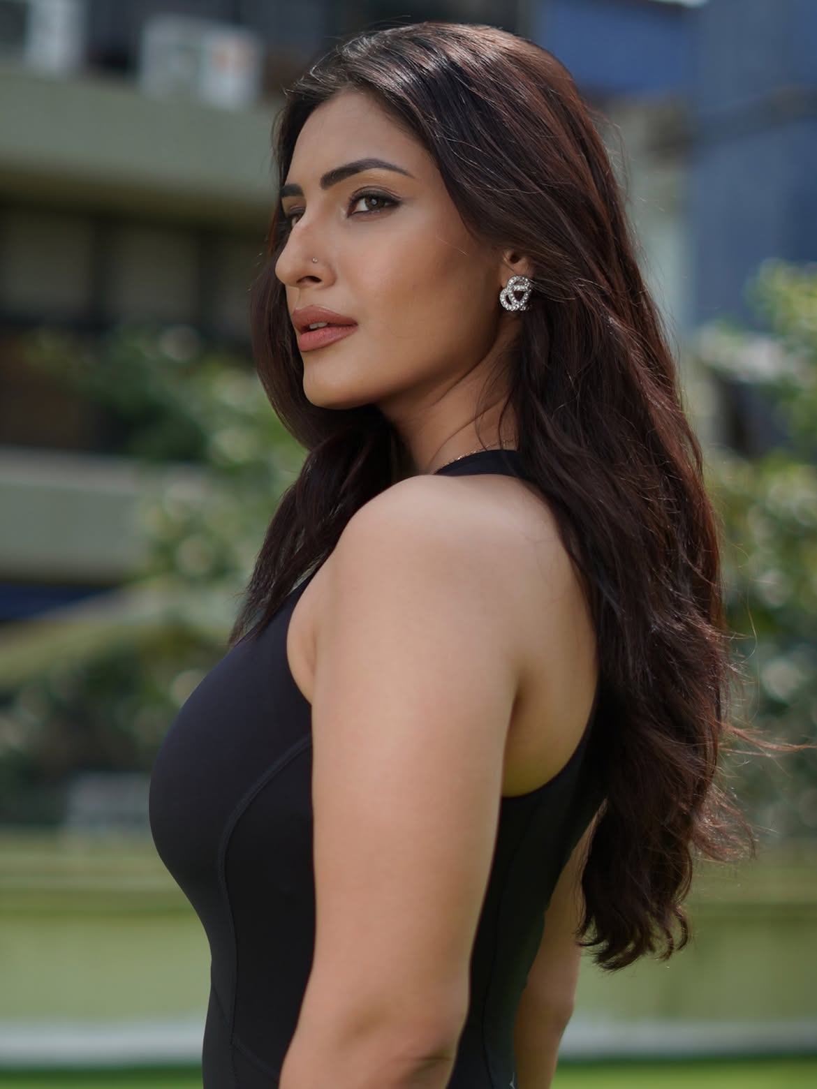 Shivangi Verma Relaxed Pose With Sporty Confidence