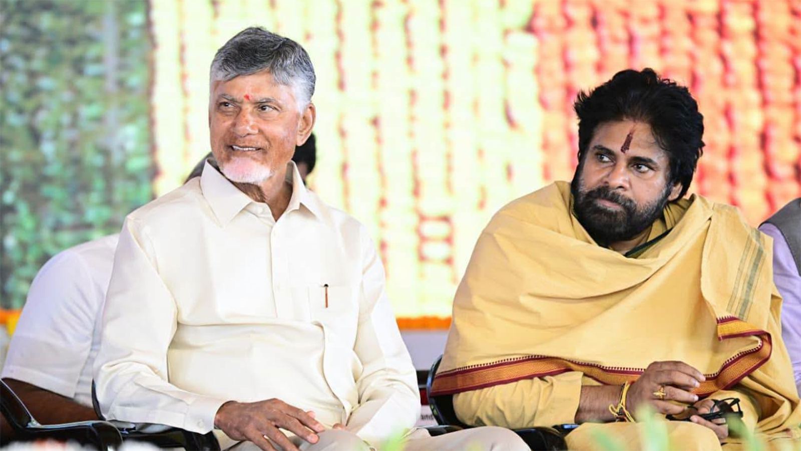 Chandrababu and Pawan Kalyan meeting