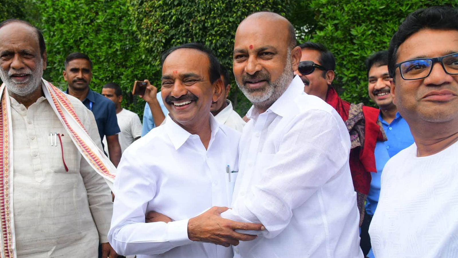 Bandi Sanjay and Eatala Rajender meet