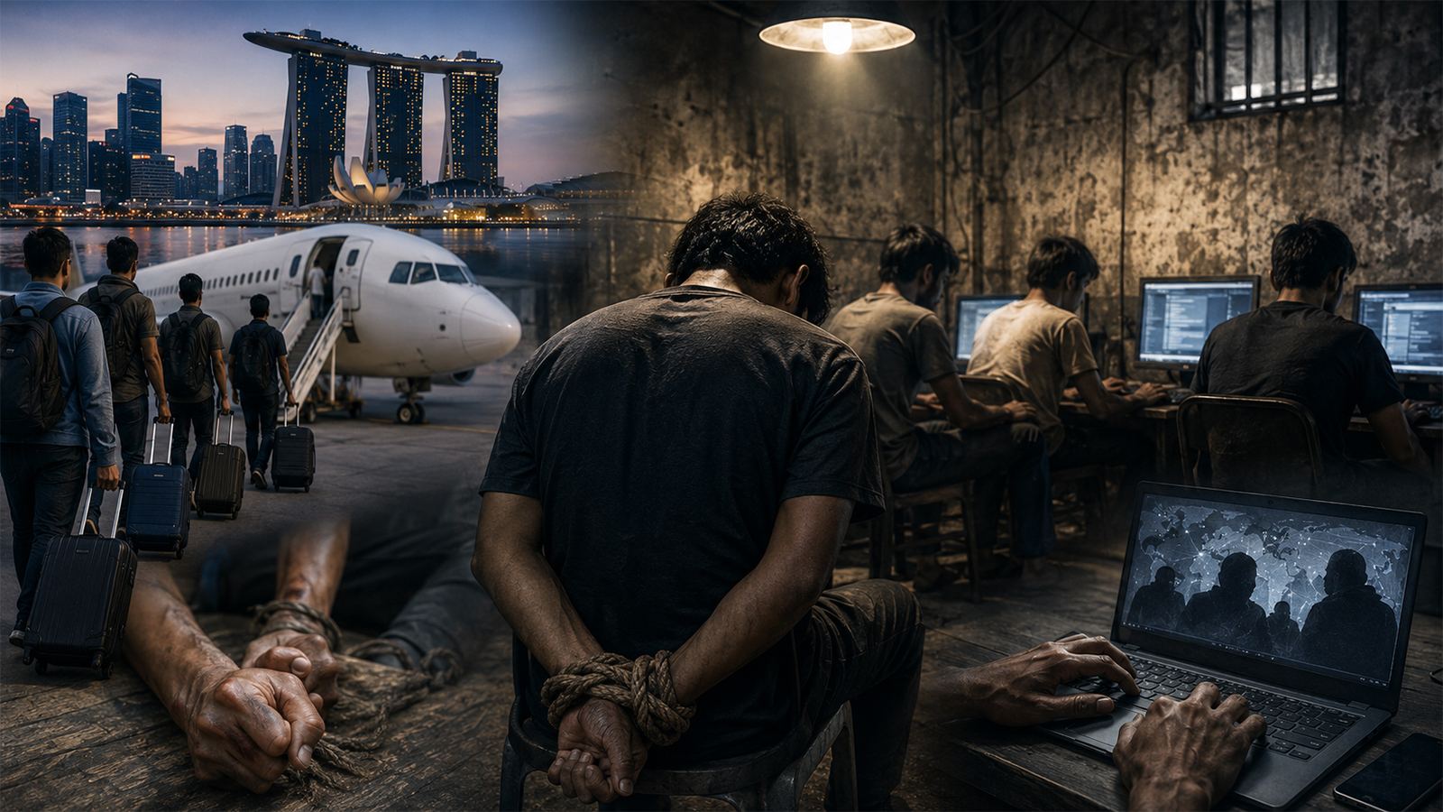 Victims trapped in Myanmar job scam network