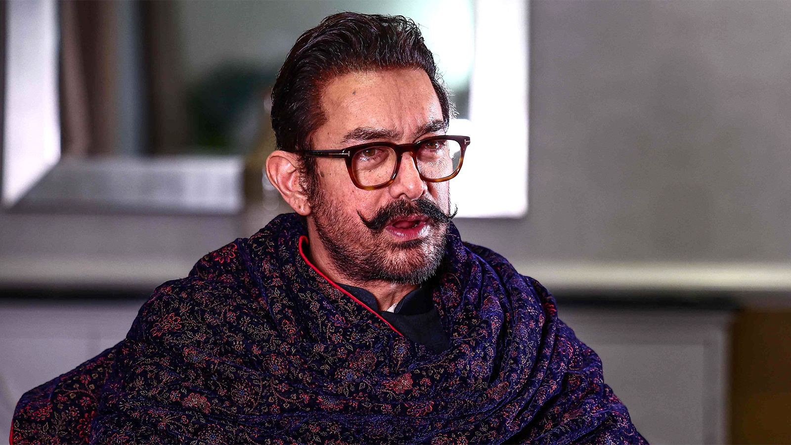 Aamir Khan during a film promotion event